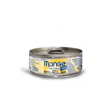 Monge Natural Superpremium Tuna-Chicken Breast-Corn 80 gr