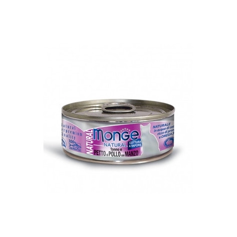 Monge Superpremium Tonno-Petto di Pollo-Manzo 80 gr - 