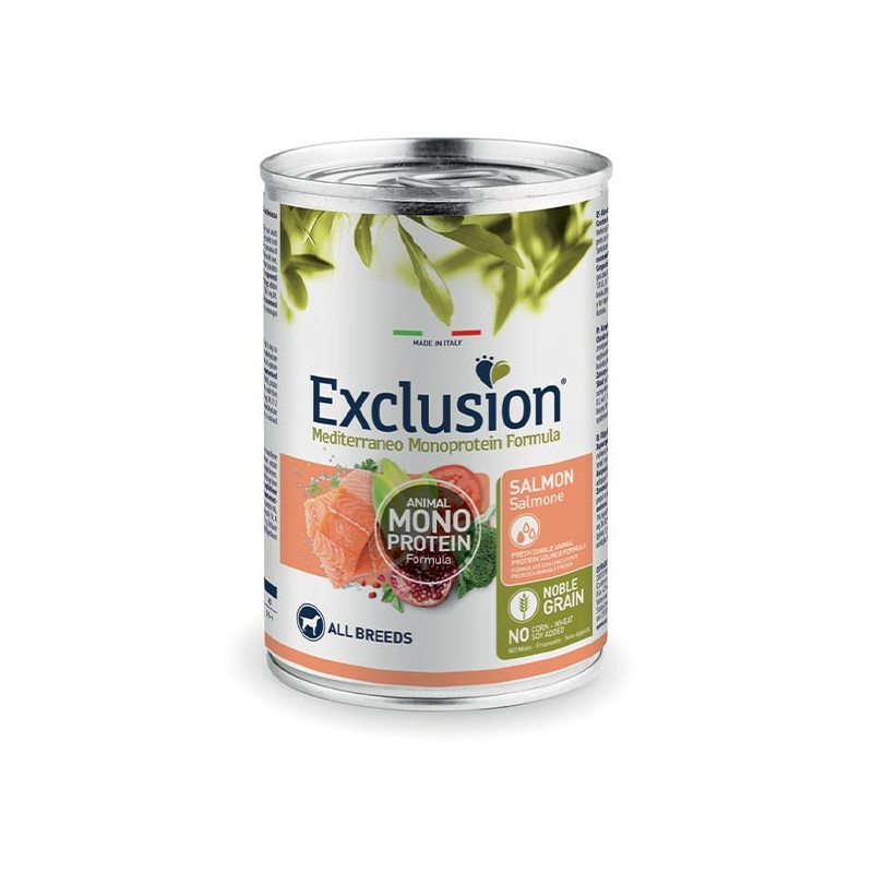 AUSSCHLUSS Mediterraner Monoprotein-Erwachsener mit Lachs 400 g