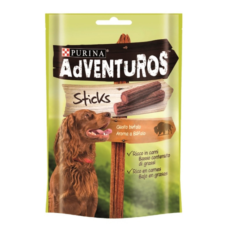 PURINA Cane Adventuros Sticks Buffalo flavor 120 gr PURINA Cane Adventuros Sticks Buffalo flavor 120 gr