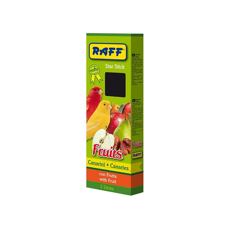 RAFF Star Stick Canarini Fruits 2 Stick 60 gr.