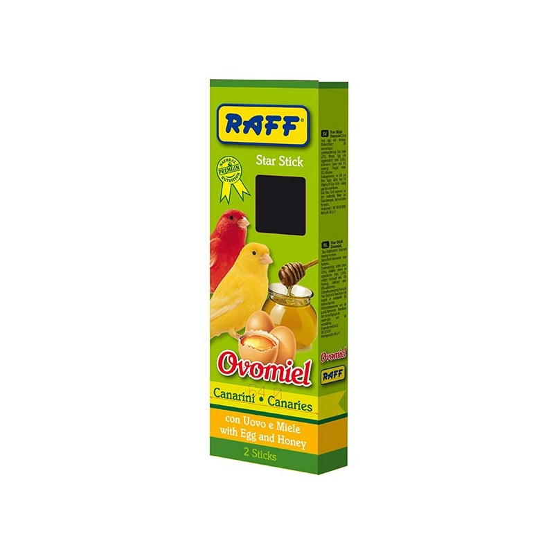 RAFF Star Stick Kanarienvögel Ovomiel 60 gr.