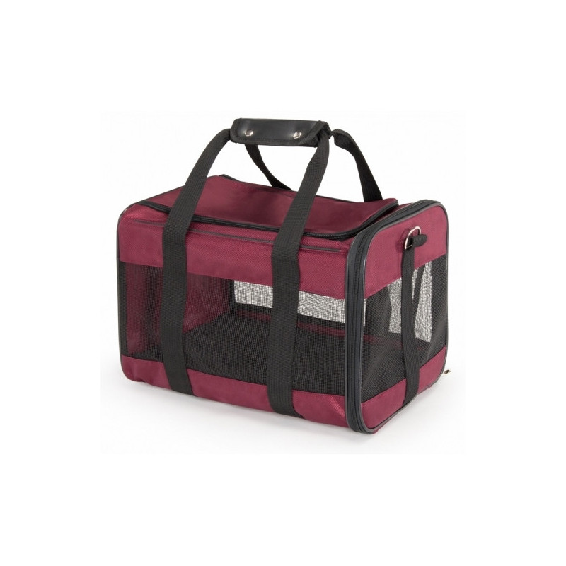 CAMON Trasportino per Piccoli Animali Bordeaux 41x29x29 cm.