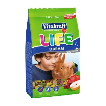 VITAKRAFT LIFE DREAM CONIGLI NANI 600 GR.