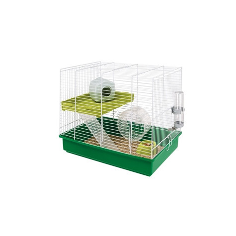 FERPLAST Hamster Duo Käfig 46 x 29 x H 37,5 cm