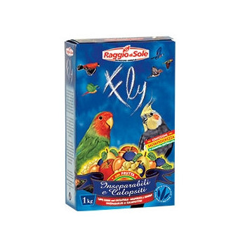 RAGGIO DI SOLE Fly Inseparable Calopsiti with Fruit 1 kg.