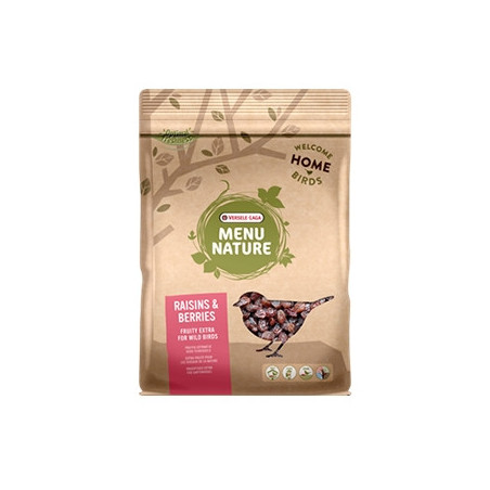 VERSELE-LAGA Menu Nature Raisins & Berries 600 gr. - 