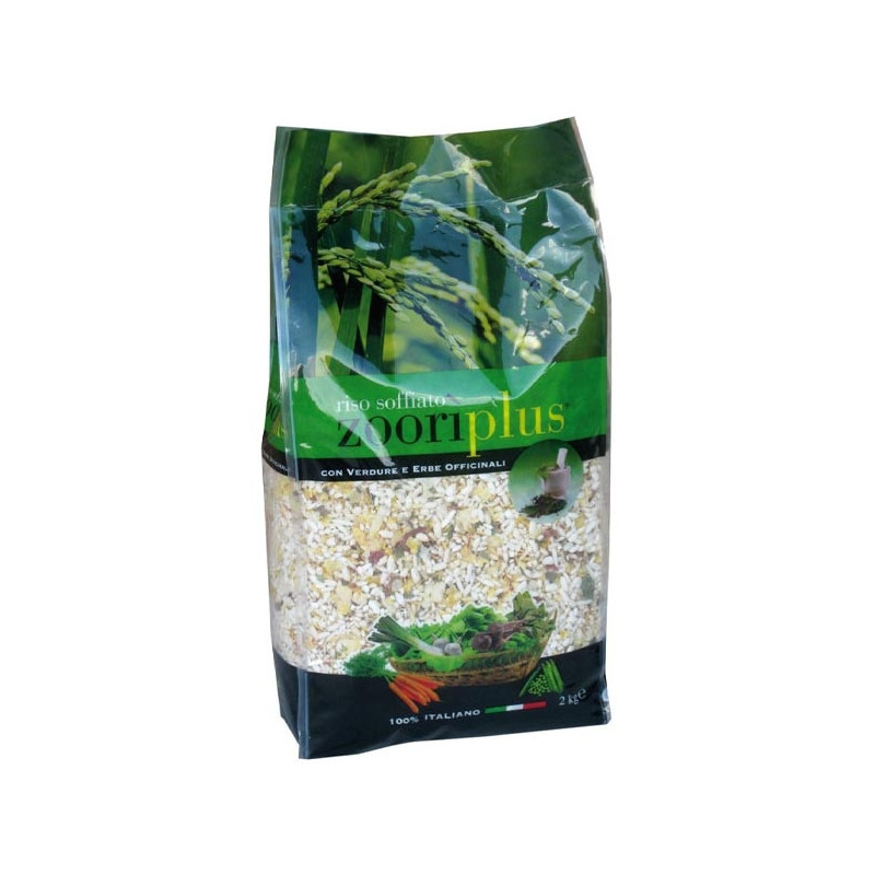 ZOOR. PLUS RISO SOFFIATO CON VERDURE E ERBE OFFICINALI 2 KG.