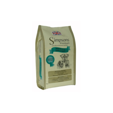 SIMPSONS Premium dog adult sensitive lamb and potatoes 12 kg