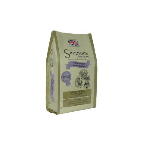 SIMPSONS Premium puppy sensitive salmon and potatoes 12 kg