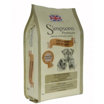 SIMPSONS Premium adult sensitive duck and potatoes 12 kg