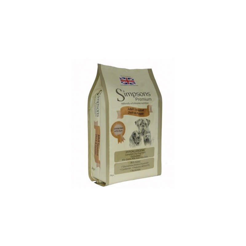 SIMPSONS Premium Adult Sensitive Ente und Kartoffeln 12 kg