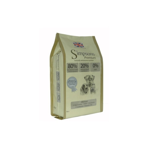 SIMPSONS Premium Dog Adult Mix Huhn Fisch und Truthahn 12 kg