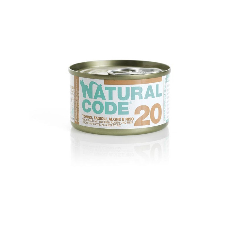 Natural Code - 20 Tuna Beans Seaweed and Rice 85 gr.
