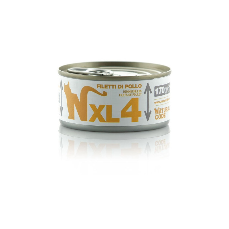 Natural Code - XL 4 con Filetti di pollo 170 gr.