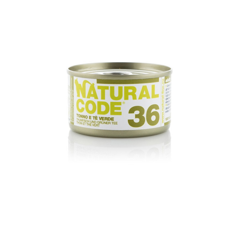 Natural Code - 36 Tuna and Green Tea 85 gr. Natural Code - 36 Tuna and Green Tea 85 gr.