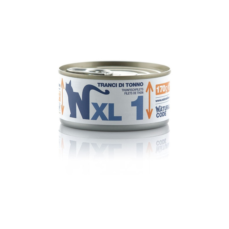Natural Code - XL 1 con Tranci di Tonno 170 gr.