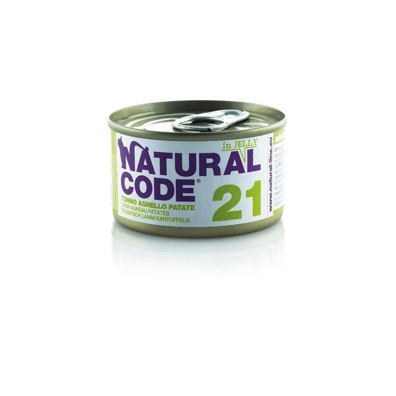 NATURAL CODE - 21 Thunfisch, Lamm und Kartoffeln 85 gr.