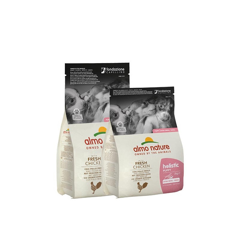 ALMO NATURE Holistic Small Puppy Chicken and Rice 2 kg.