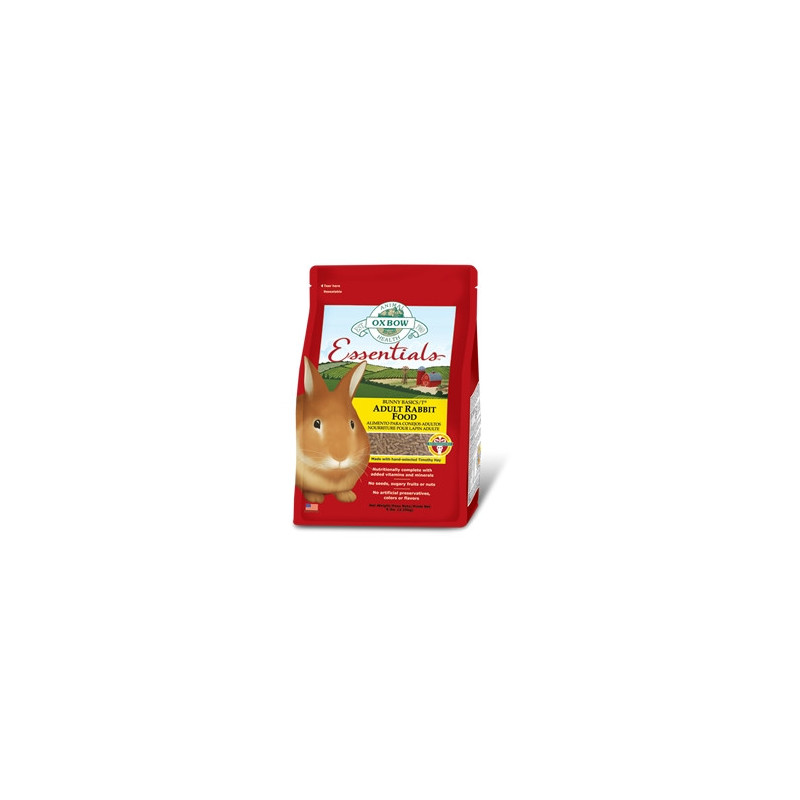 OXBOW ANIMAL HEALTH Essentials Adult Rabbit Food 2.27 kg. OXBOW ANIMAL HEALTH Essentials Adult Rabbit Food 2.27 kg.