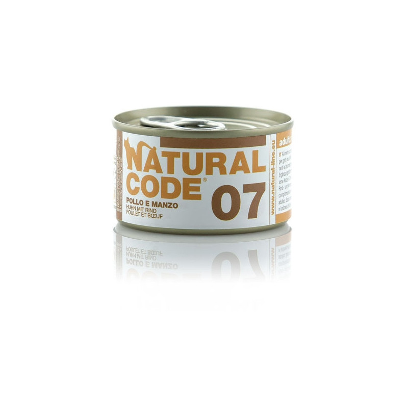 NATURAL CODE - 07 Huhn und Rind 85 gr.