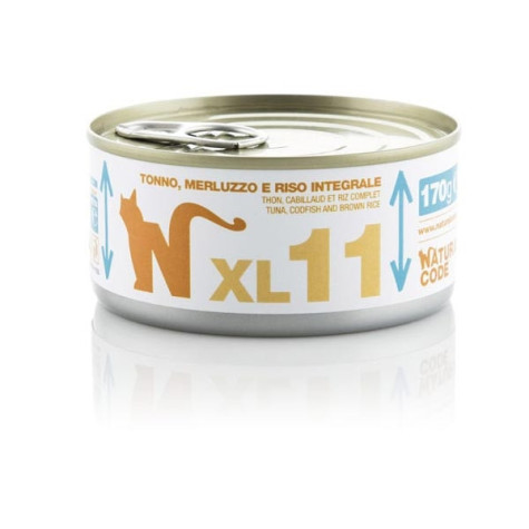 NATURAL CODE - XL 11 Thunfisch, Kabeljau und Naturreis 170 gr.