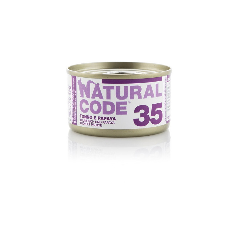 NATURAL CODE - 35 Tonno e Papaya 85 gr.