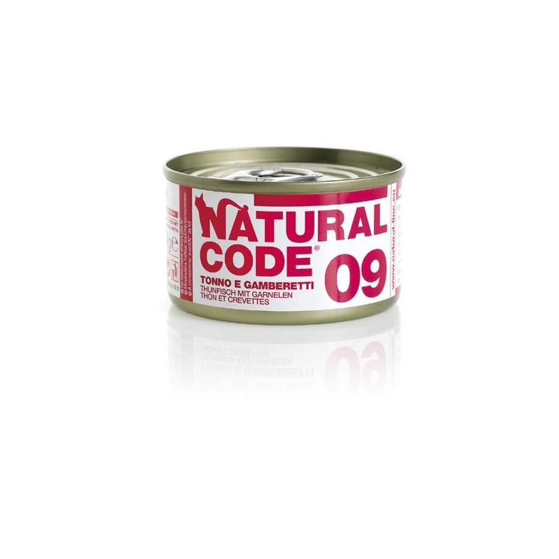 NATURAL CODE - 09 Tonno e Gamberetti 85 gr.