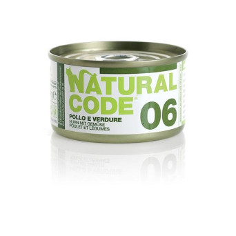 NATURAL CODE - 06 Chicken and Vegetables 85 gr.