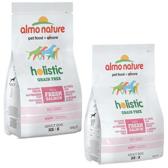ALMO NATURE Holistic Grain Free XS / S Salmon and Potatoes 2 kg.