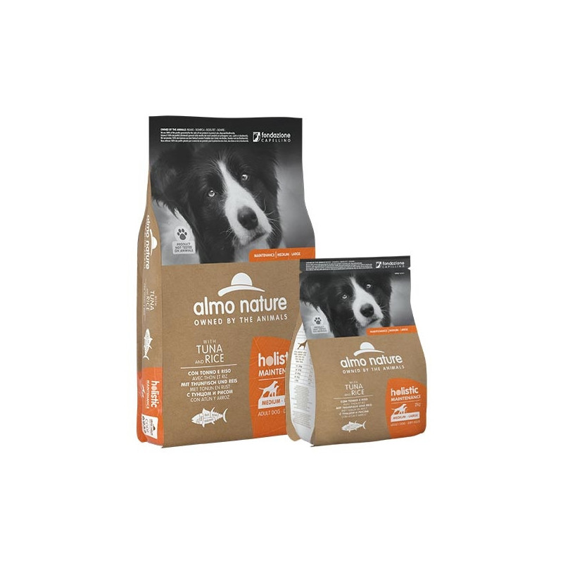 ALMO NATURE Holistic Maintenance Adult Medium & Large con Tonno e Riso 2 kg.