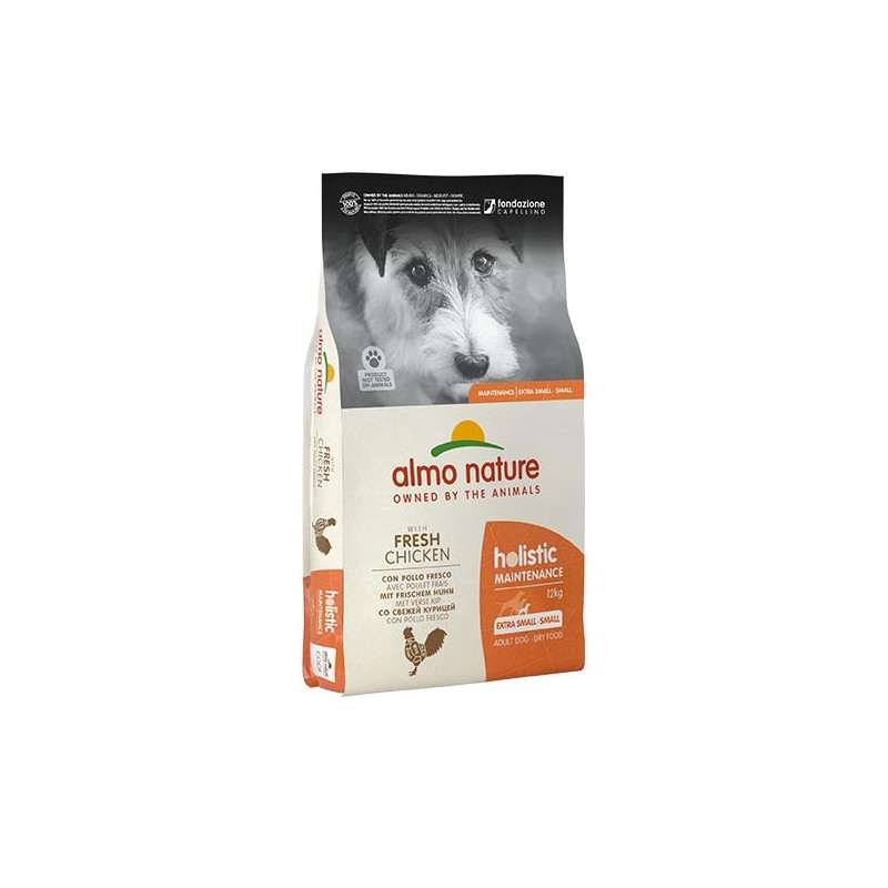 ALMO NATURE Holistic XSmall & Small Chicken and Rice 12 kg.