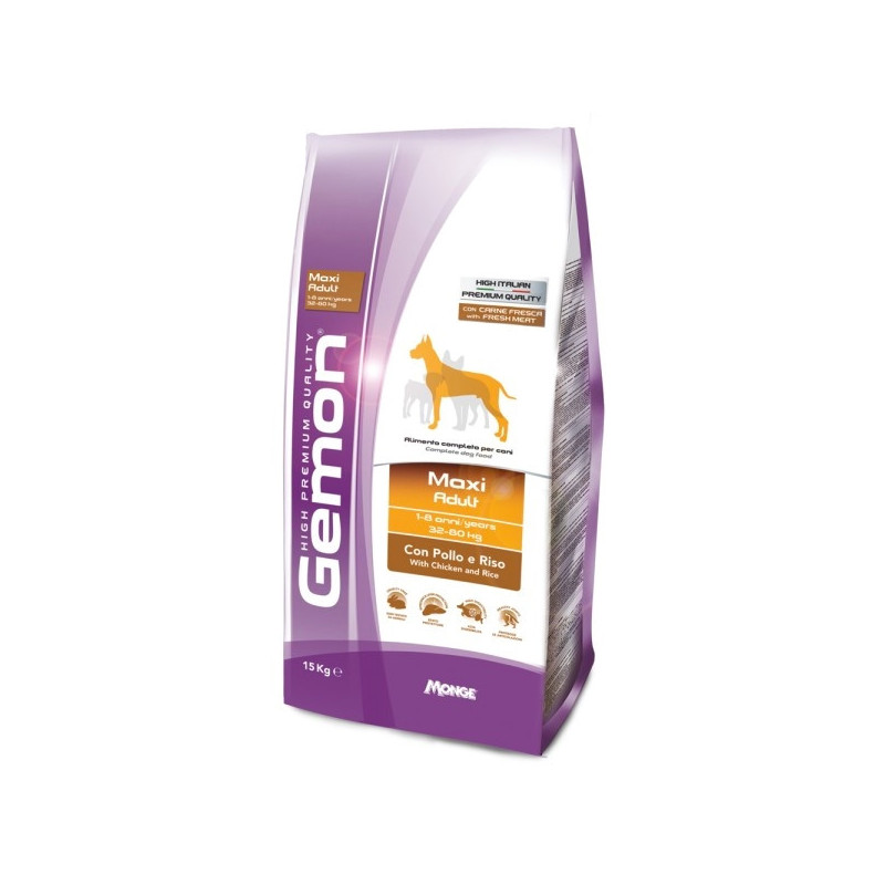 GEMON Dog Maxi Adult con Pollo e Riso 15 kg.