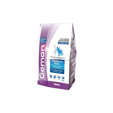 GEMON Dog Medium Adult with Tuna and Rice 15 kg.