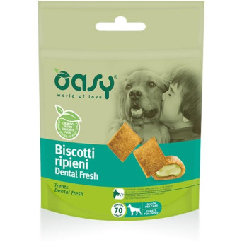 OASY Snack gefüllte Kekse Dental Fresh 70 gr.