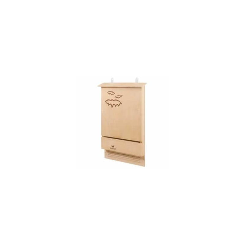 FERPLAST Bat House - Casetta In Legno Per Pipistrelli 39 x 7 x 58 cm