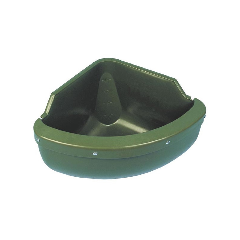 Mangiatoia Angolare in Plastica 1 Mangiatoia 31 lt.