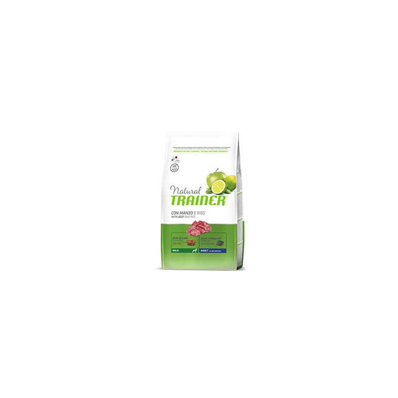 TRAINER Natural Adult Maxi mit Rindfleisch und Reis 12 kg.