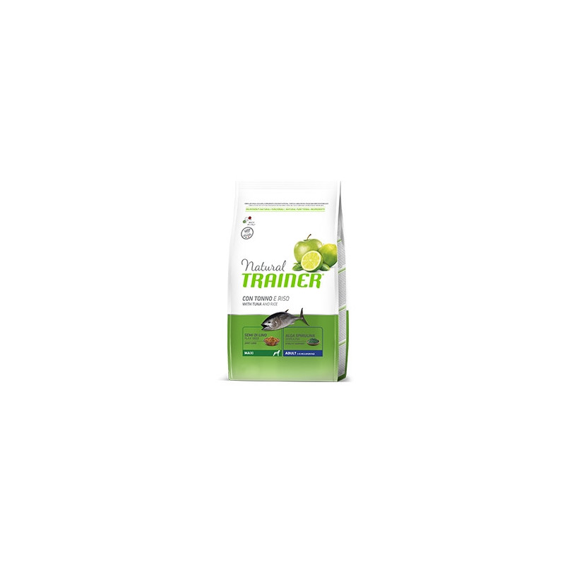TRAINER Natural Adult Maxi with Tuna and Rice 12 kg.