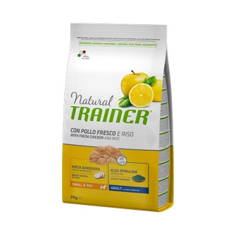 TRAINER Natural Adult Small & Toy with Fresh Chicken and Rice 800 gr.