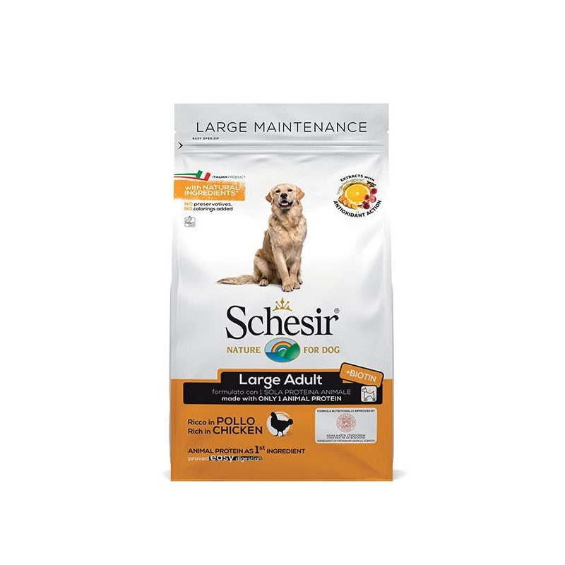 SCHESIR Dry Line Large Mantenimento con Pollo 12 kg.