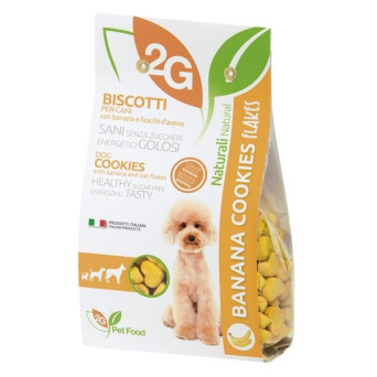 2G PET FOOD GUIDOLIN GIANNI Kekse mit Bananen und Haferflocken 350 gr.