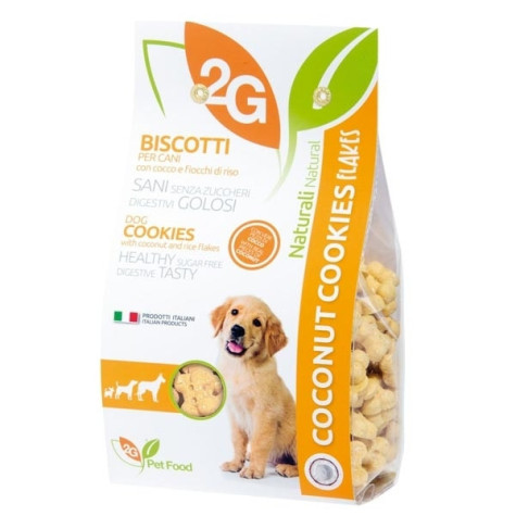2G PET FOOD GUIDOLIN GIANNI Kekse mit Kokosnuss und Reisflocken 350 gr.
