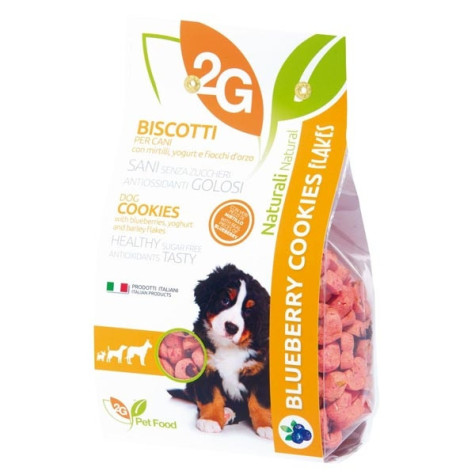 2G PET FOOD GUIDOLIN GIANNI Kekse mit Blaubeeren, Joghurt und Gerstenflocken 350 gr.