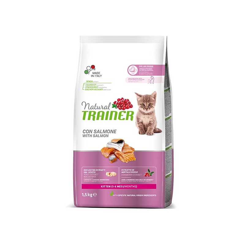 TRAINER Natural Kitten con Salmone 300 gr.