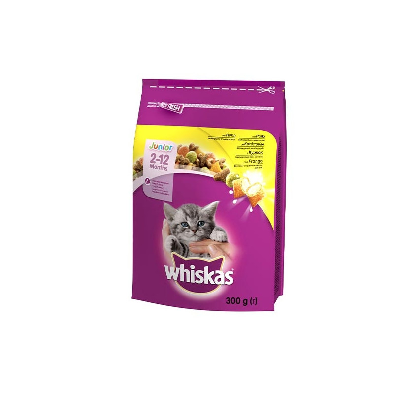 WHISKAS Croccantini Junior con Pollo 300 gr.