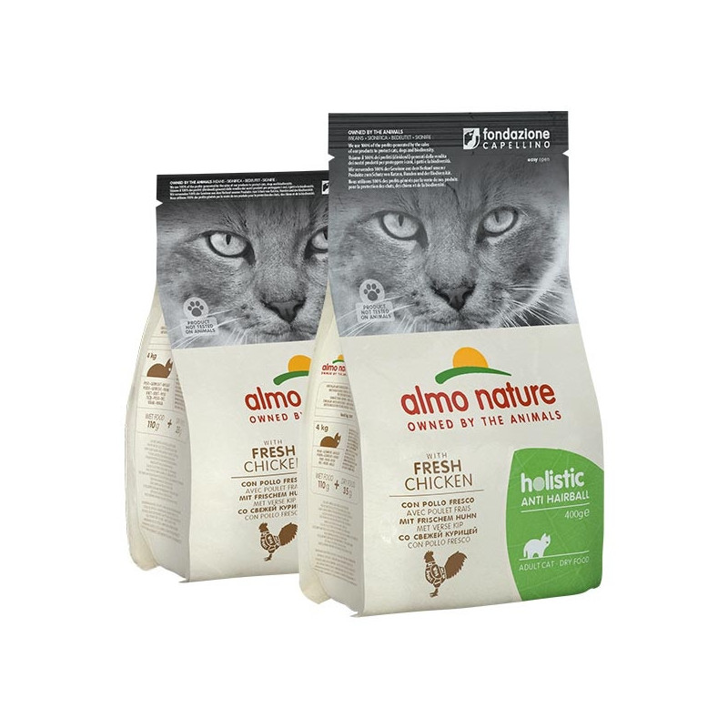 ALMO NATURE PFC Holistic Anti Hairball Dry Chicken and Rice 400 gr. ALMO NATURE PFC Holistic Anti Hairball Dry Chicken and Rice 400 gr.