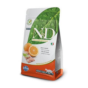 FARMINA N&D Grain Free Adult con Pesce e Arancia 10 kg. - 