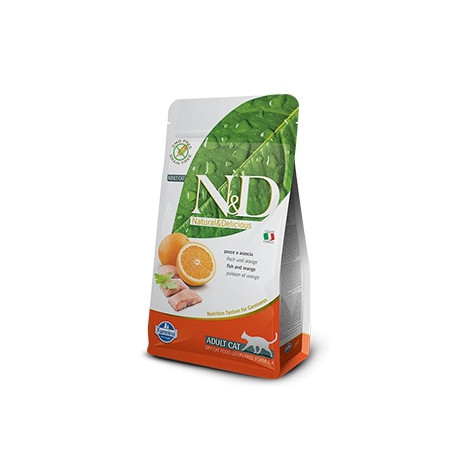 FARMINA N&D Grain Free Adult with Fish and Orange 10 kg.