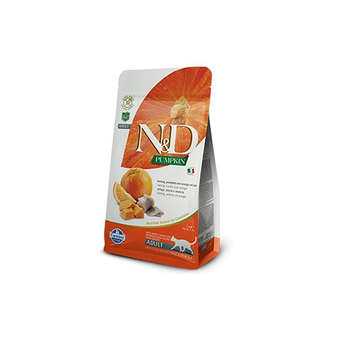 FARMINA N&D Aringa, Zucca & Arancia Grain Free 300 gr. - 